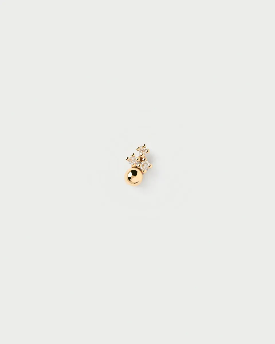 PDPAOLA Blake mono boucle d'oreille or diamants