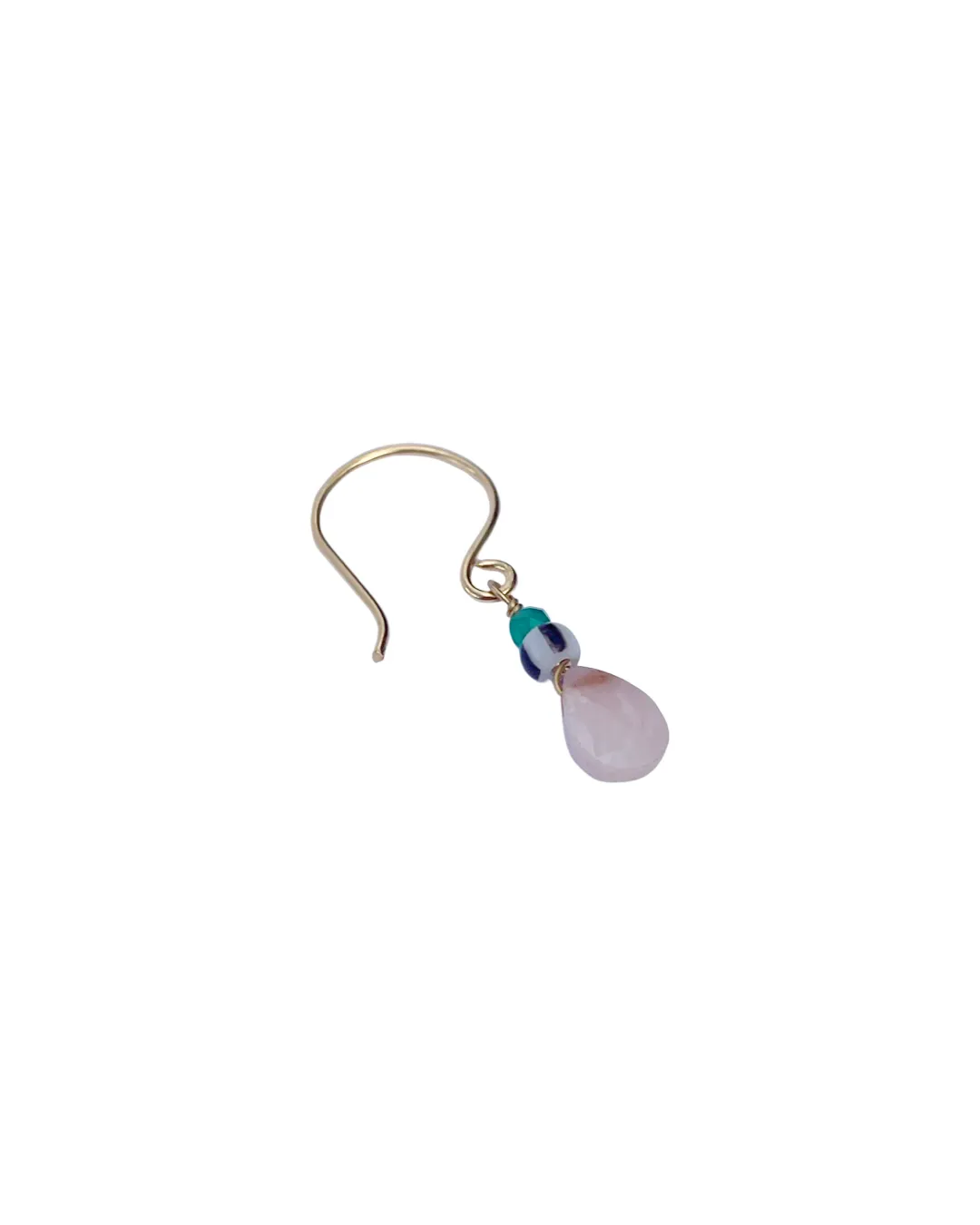 Le Fourbi de Capucine LF30 boucles d'oreille jaspe rose