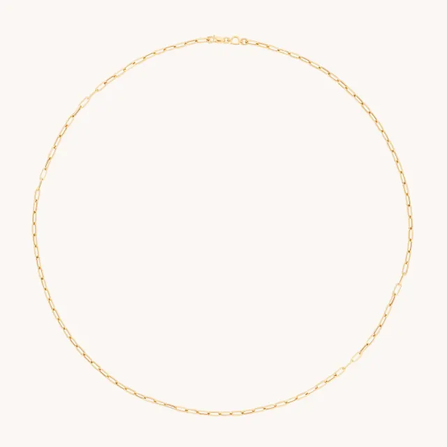 Astrid & Miyu Piccadilly Story Chain collier or jaune