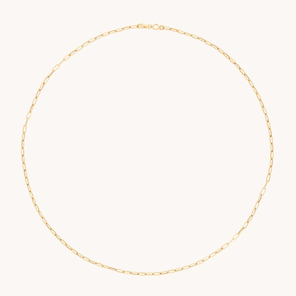 Astrid & Miyu Piccadilly Story Chain collier or jaune