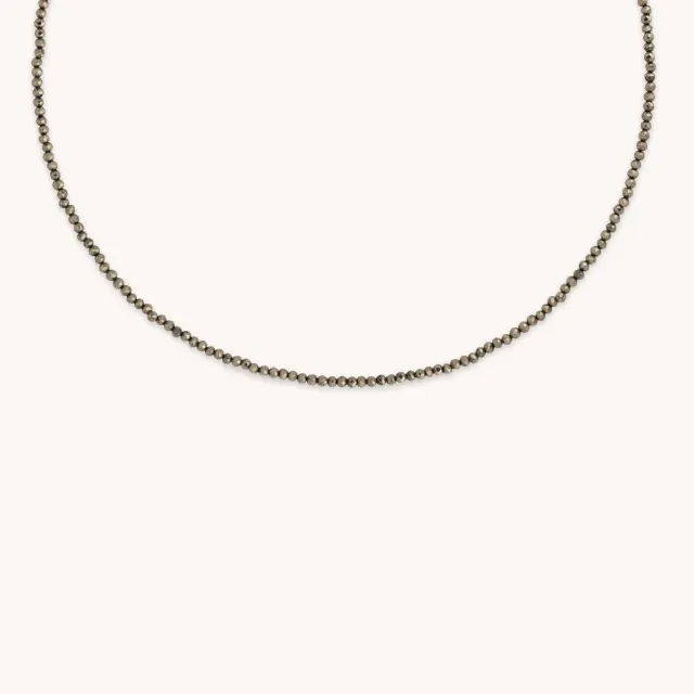 Astrid & Miyu Ironstone collier gemme or 9 carats