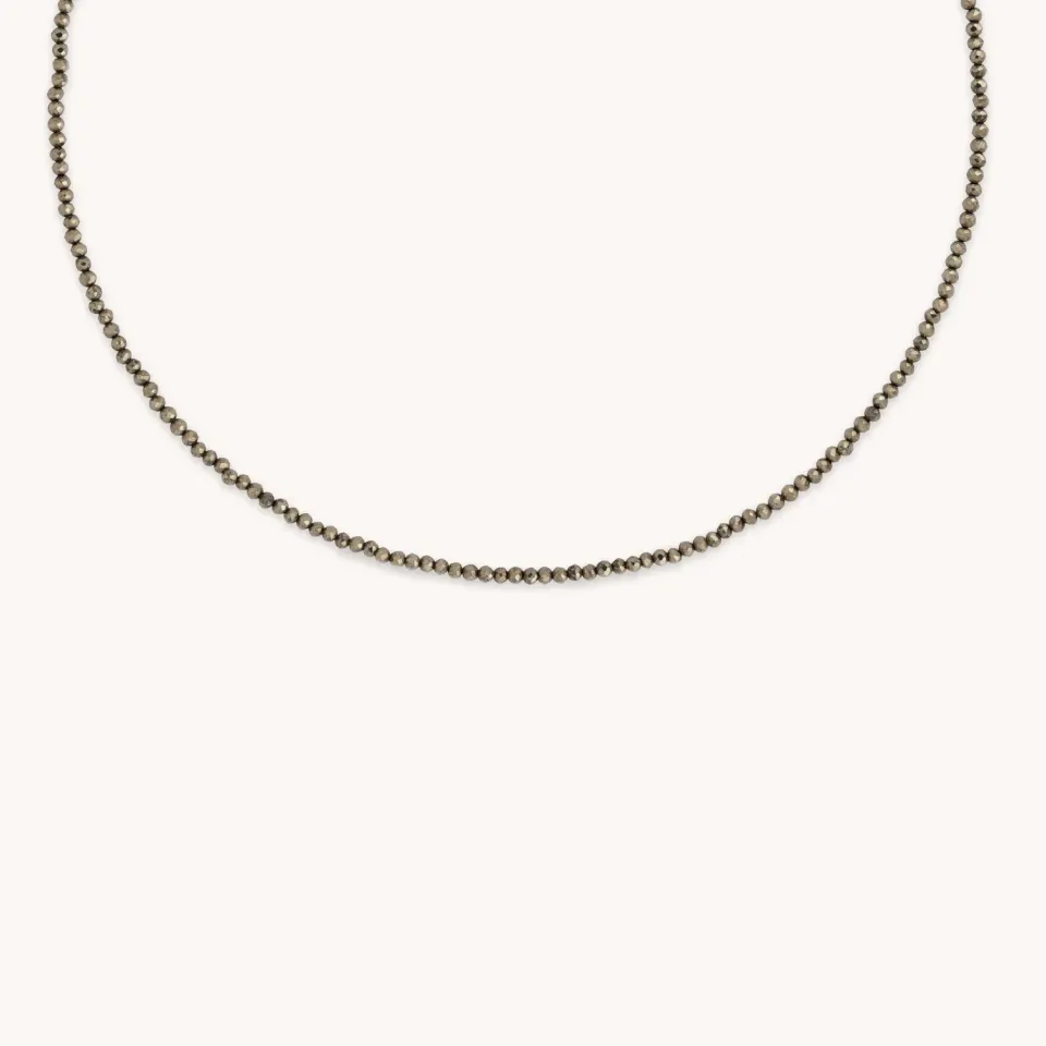 Astrid & Miyu Ironstone collier gemme or 9 carats