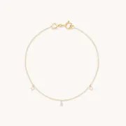 Astrid & Miyu Diamond Charm collier or massif diamant