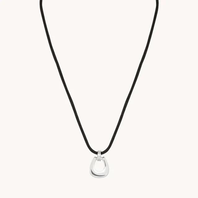 Astrid & Miyu Hardware Pendant collier cordon argent