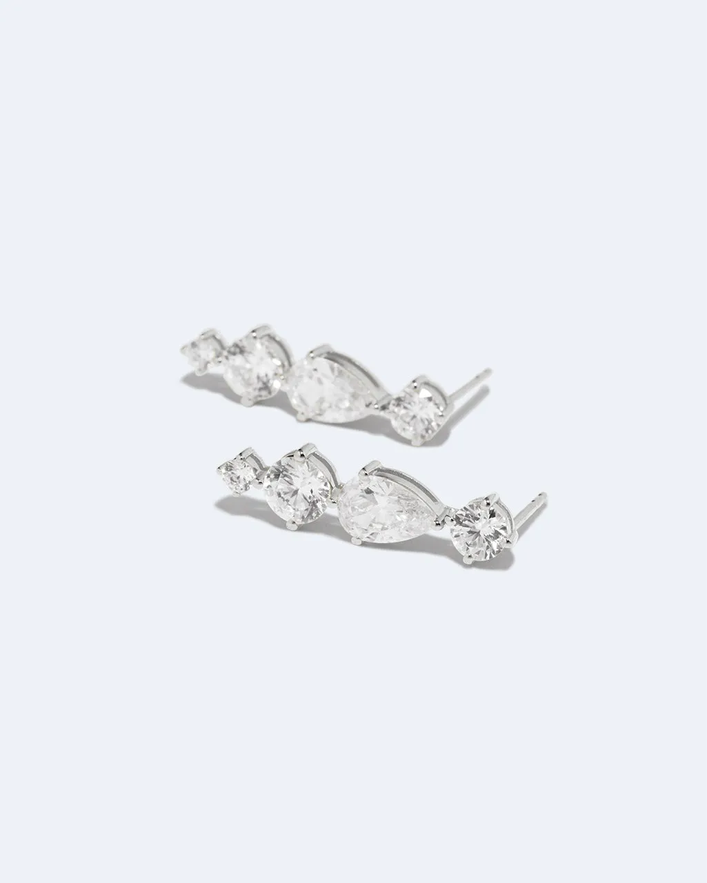 Completedworks Time Vacuum boucles zirconia argent