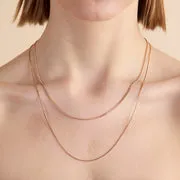 Astrid & Miyu Essential Box Chain collier chaîne doré