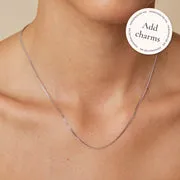 Astrid & Miyu Bold Miyu Chain collier or blanc massif