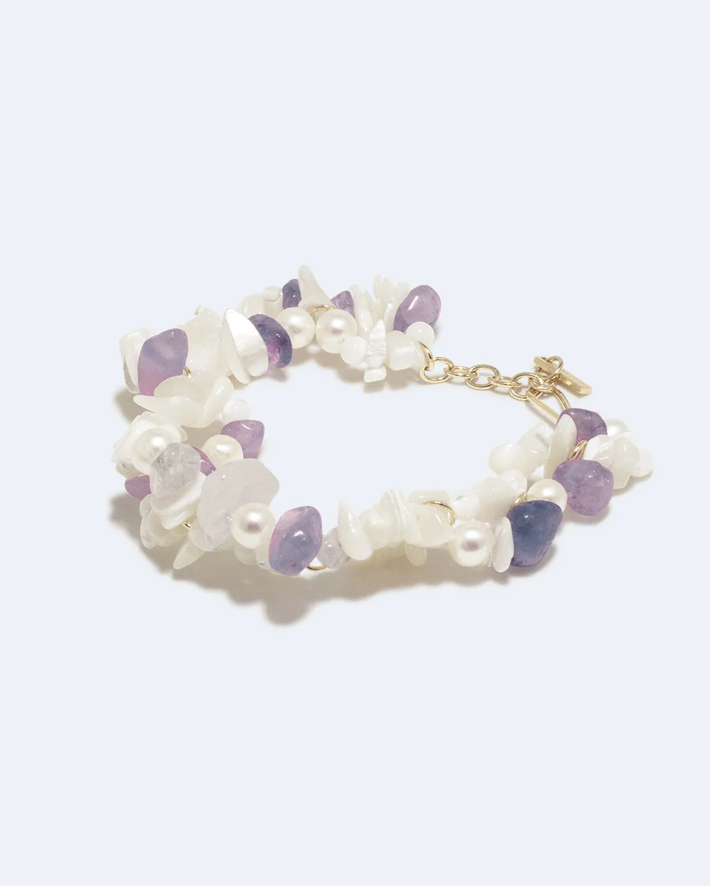 Completedworks Shifting Stream bracelet perles améthyste