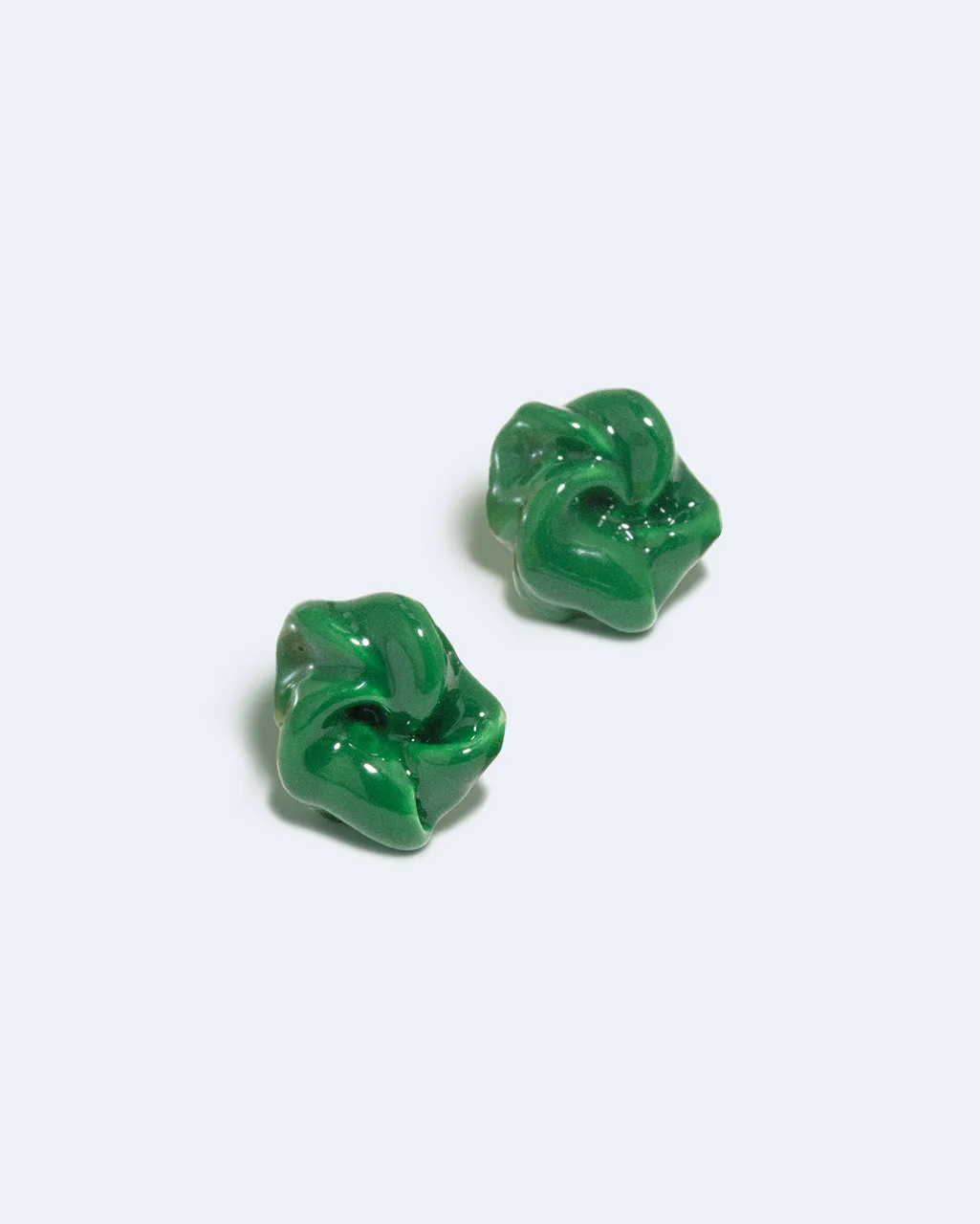 Completedworks Depths of Time boucles vert émail argent