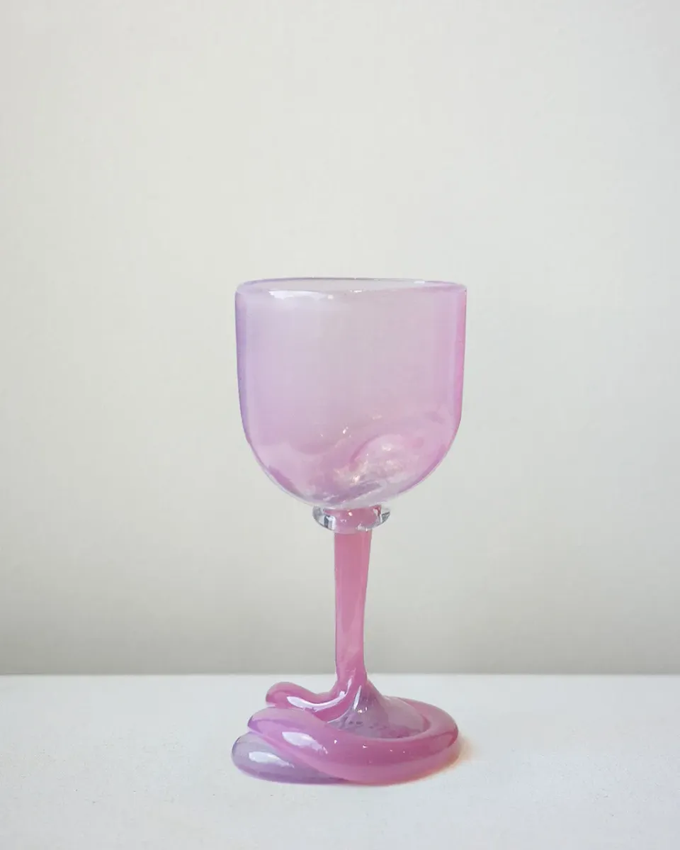 Completedworks Thaw verre à vin rose verre recyclé