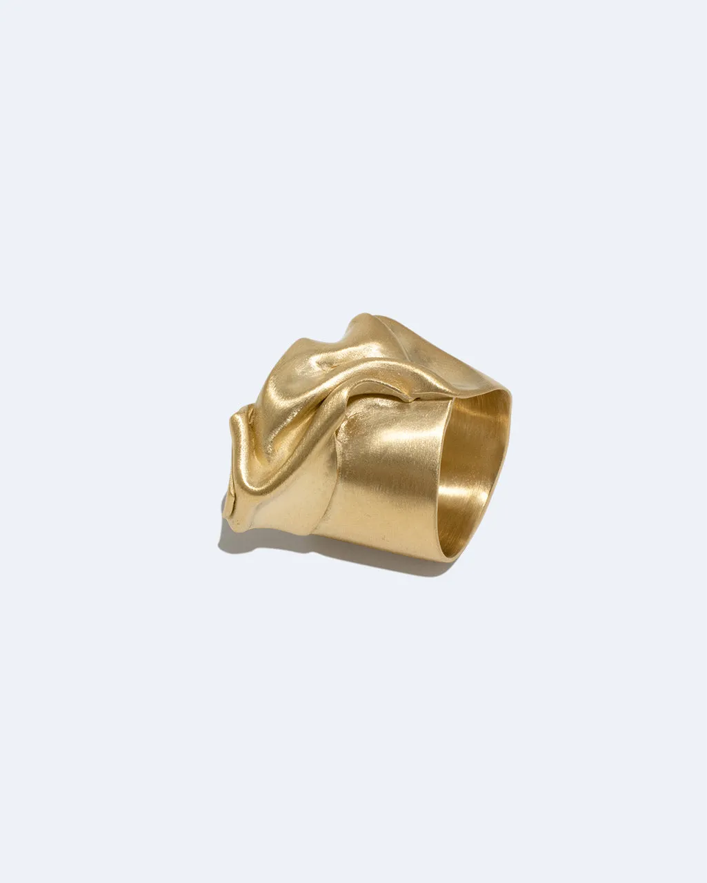 Completedworks Unruffled bague vermeil or taille L