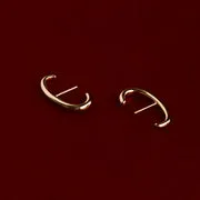 Astrid & Miyu Orbit Dome clous d'oreilles or bombé