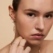 Astrid & Miyu Pavé Essential bague anneau or pavé
