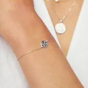 Astrid & Miyu Virgo Zodiac bracelet argent Vierge