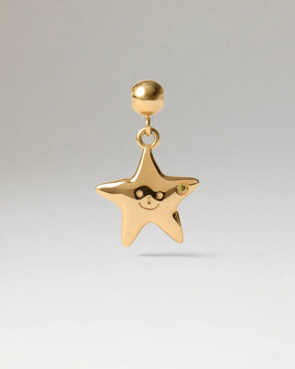 PDPAOLA Happy Star charm zirconia or 14,9 mm