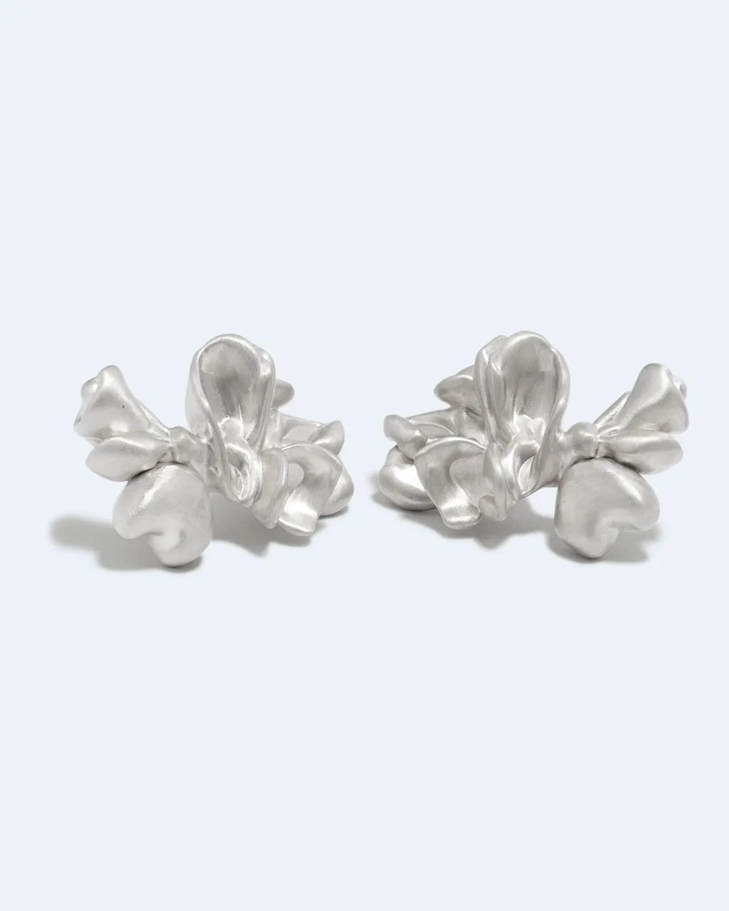 Completedworks Oversized Splotch boucles d'oreilles argent