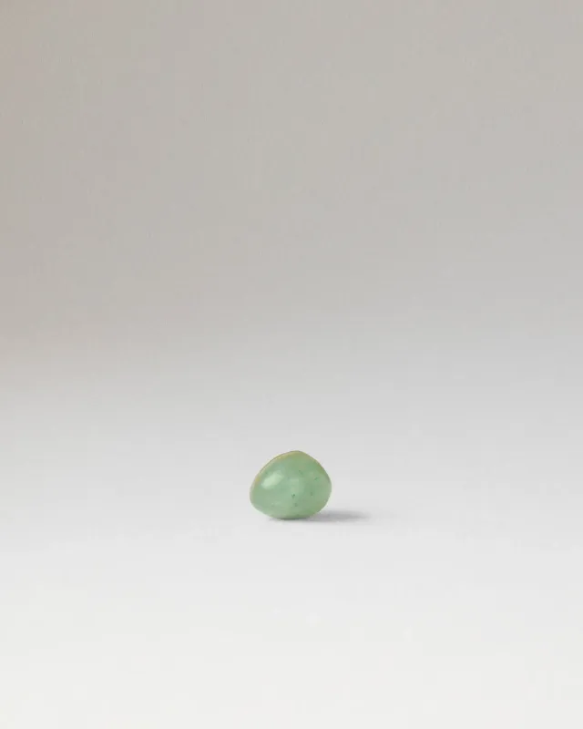 PDPAOLA Gravity piercing aventurine verte doré
