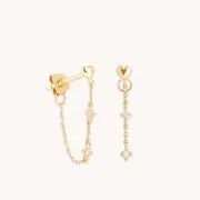 Astrid & Miyu Heart Cluster piercing cœur or massif