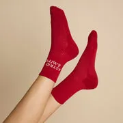 Astrid & Miyu Socks chaussettes rouge