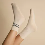 Astrid & Miyu Socks chouchou rose nacré