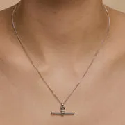 Astrid & Miyu Hardware T-Bar collier argent