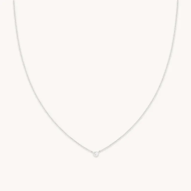 Astrid & Miyu Essential Crystal collier argent cristal