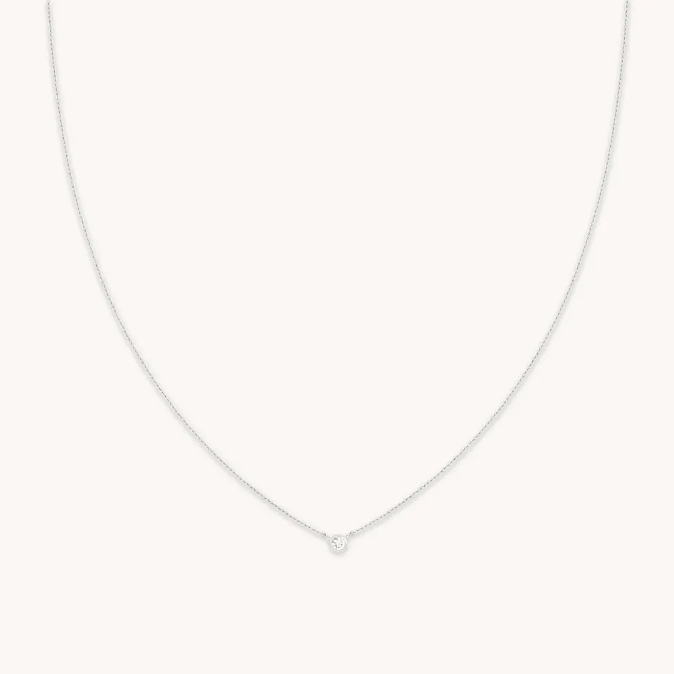 Astrid & Miyu Essential Crystal collier argent cristal