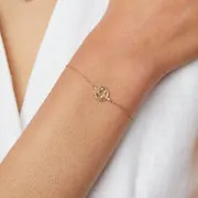 Astrid & Miyu Gémeaux bracelet zodiaque doré