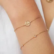 Astrid & Miyu Pisces Zodiac bracelet doré poissons