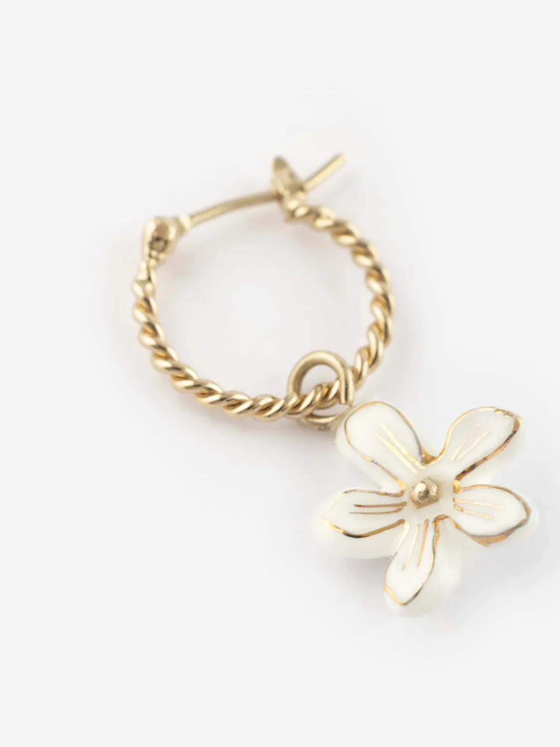 Nach Bijoux Idole Fleur d'Erine mini créole à l'unité