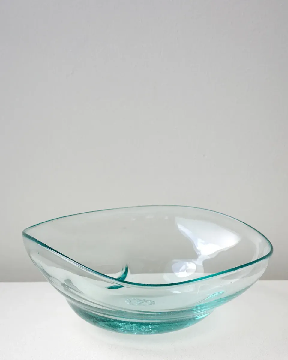 Completedworks The Fruit Bowl bol verre recyclé bleu