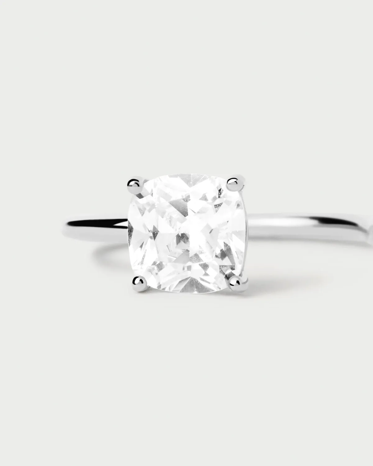 PDPAOLA Sofia bague deux doigts argent zirconia