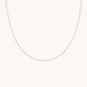 Astrid & Miyu Molten Coin pendentif or blanc massif