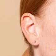 Astrid & Miyu December boucles tanzanite or massif