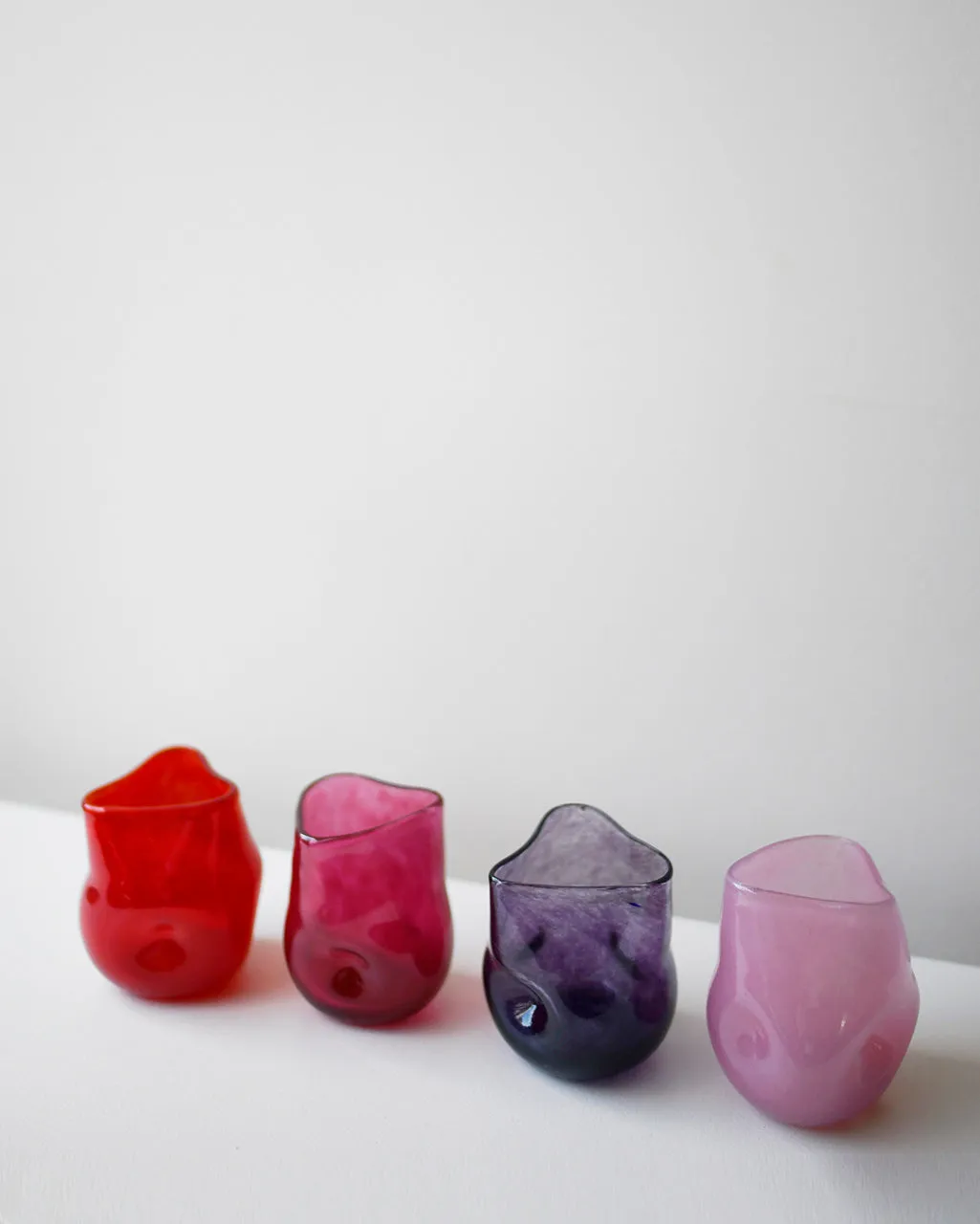 Completedworks Thaw lot 4 verres recyclé multicolore