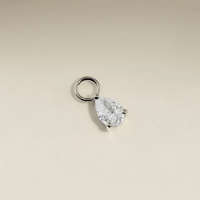 Astrid & Miyu Diamond April breloque or blanc diamant