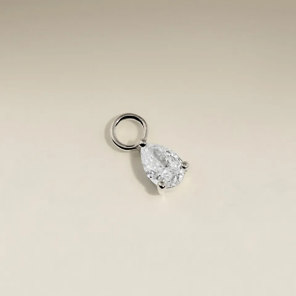 Astrid & Miyu Diamond April breloque or blanc diamant