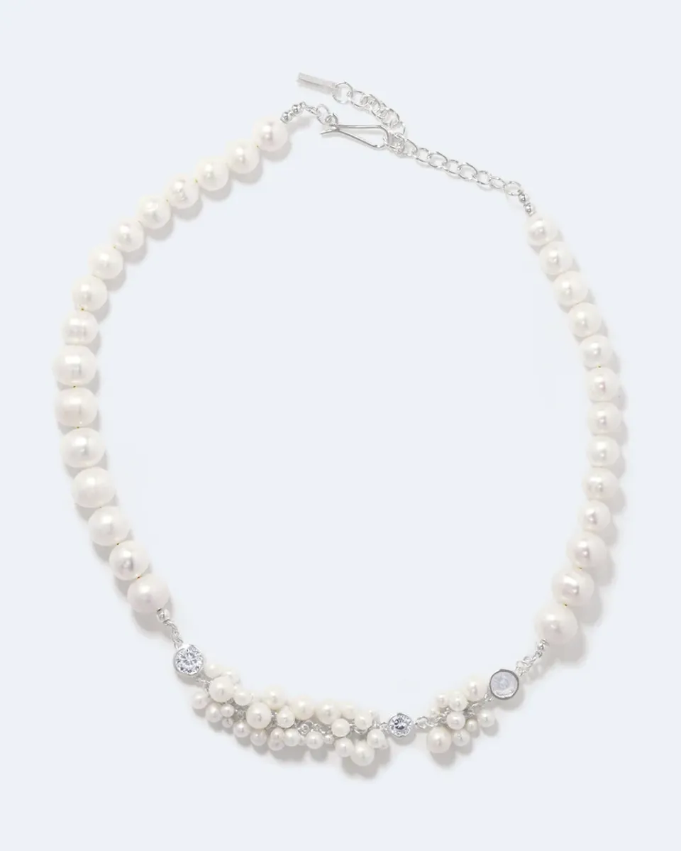 Completedworks The Alchemy of Time collier perles argent