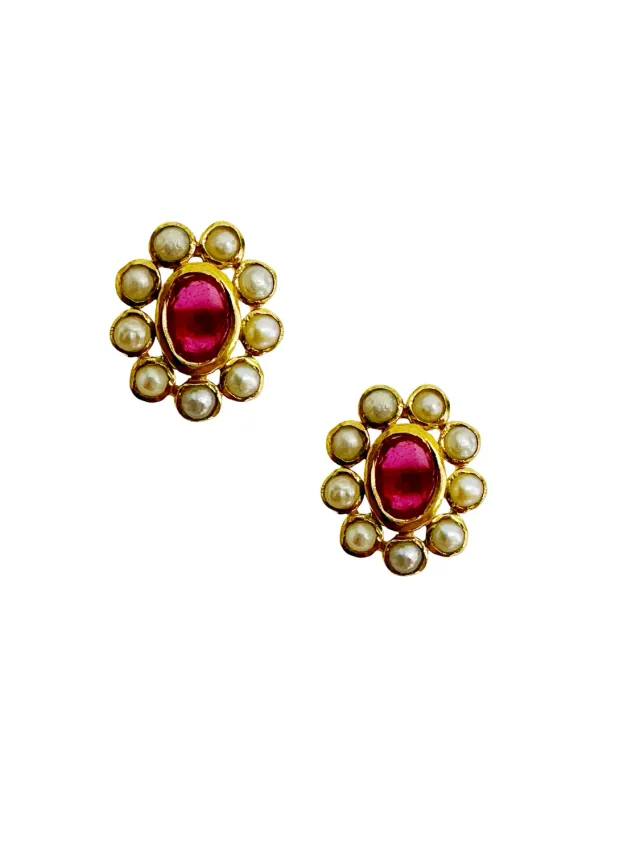 Le Fourbi de Capucine G3 boucles rubis 2 cm