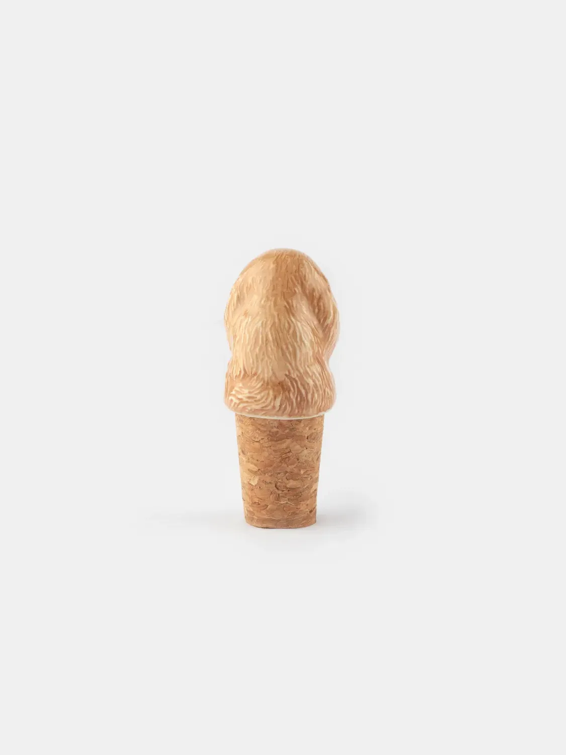 Nach Bijoux Shih Tzu Marron bouchon bouteille porcelaine
