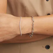 Astrid & Miyu Infinite Chain Bracelet bracelet argent
