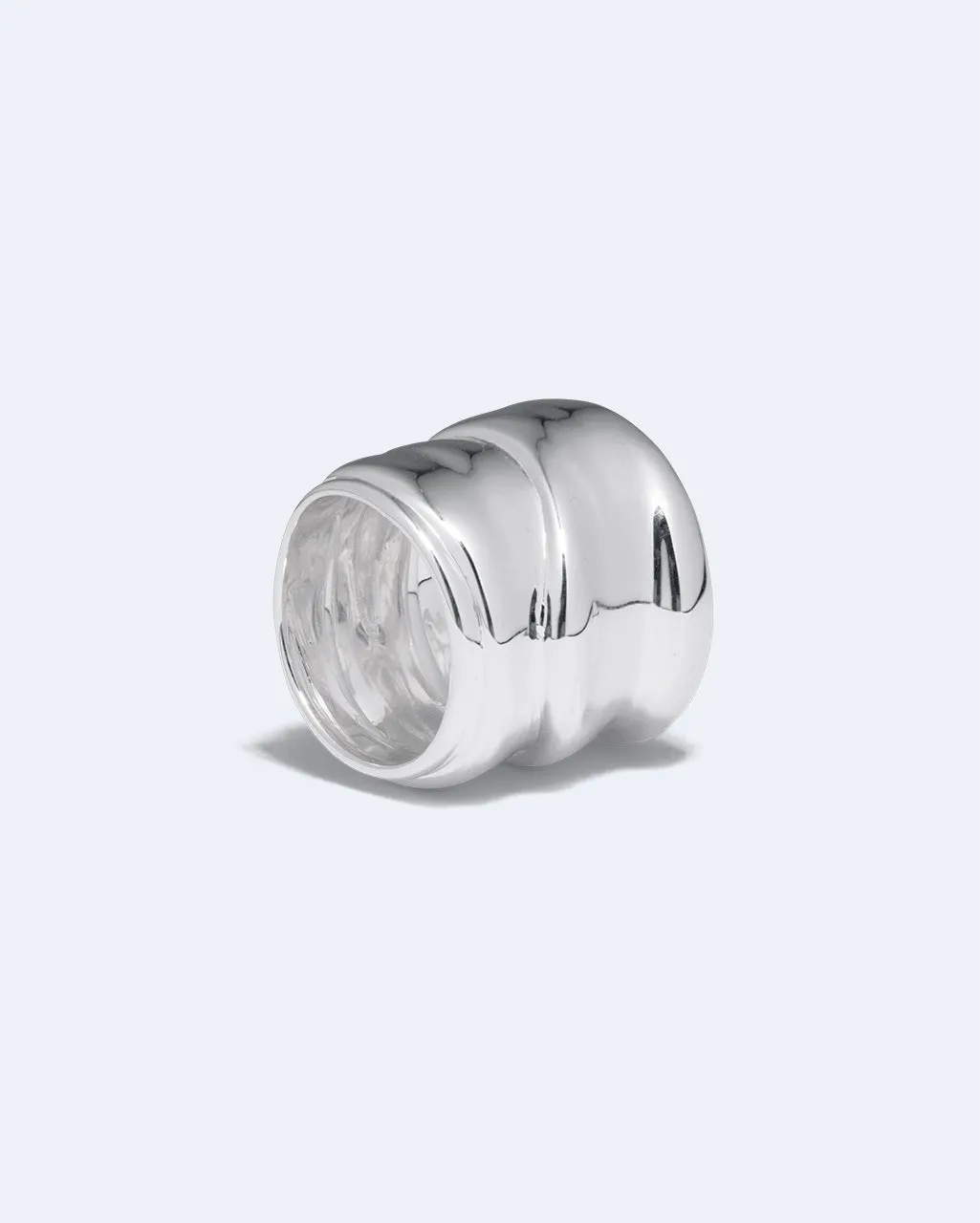 Completedworks Foreshore bague argent recyclé statement