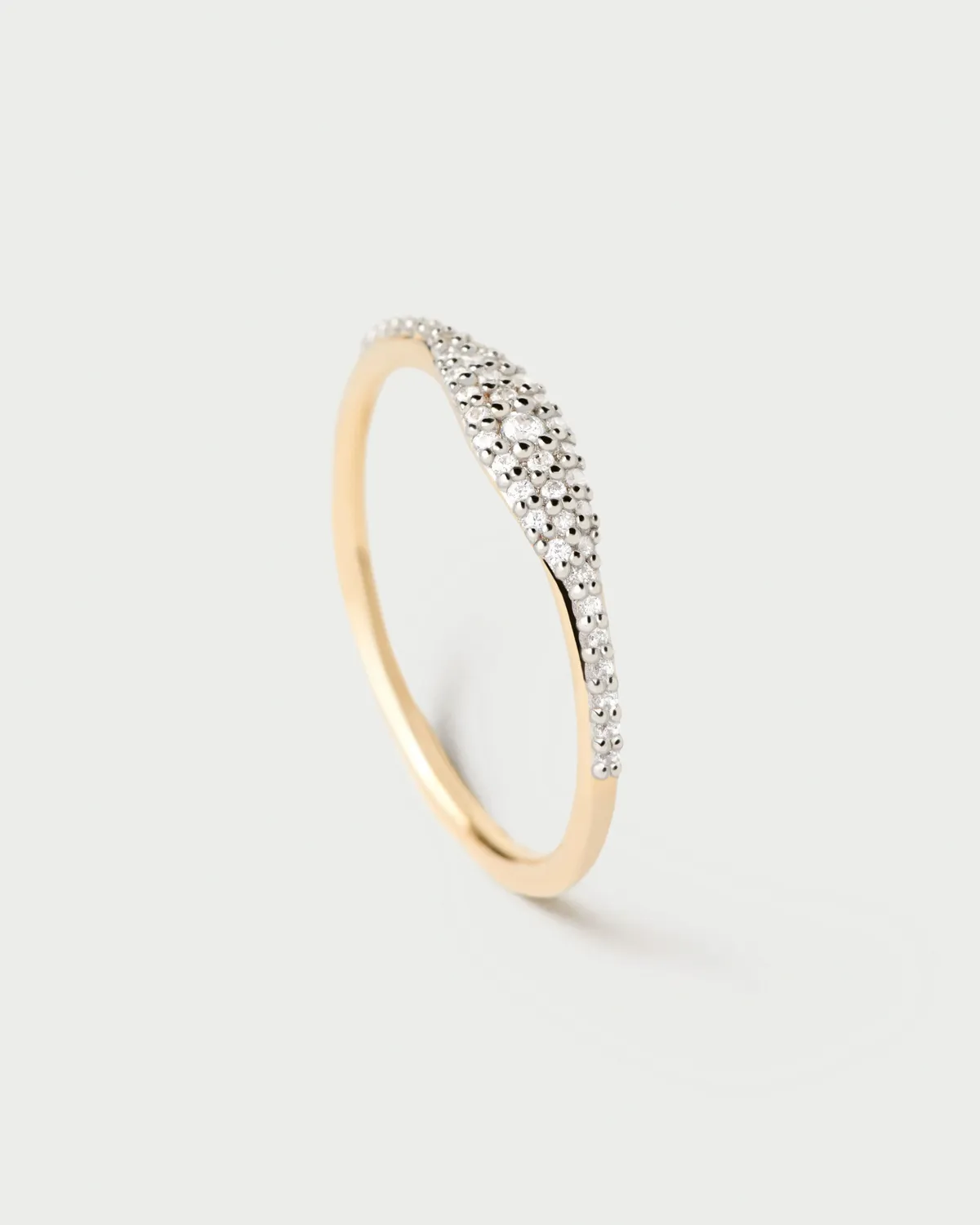 PDPAOLA Estella bague or 18 carats diamants 0,17 ct
