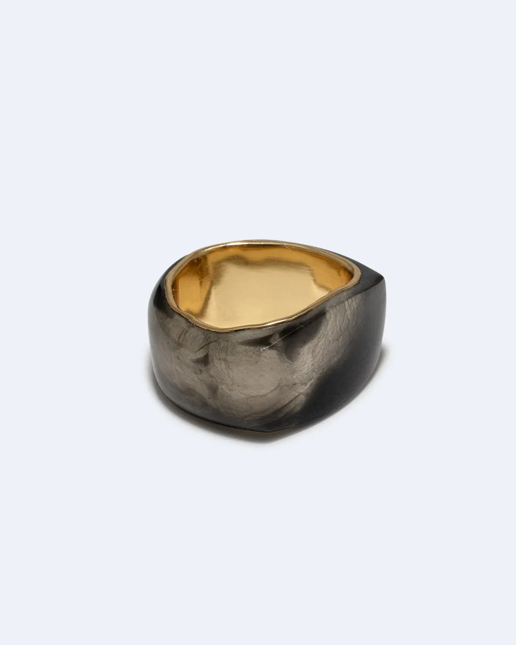 Completedworks A Virtuous Circle bague quartz fumé vermeil
