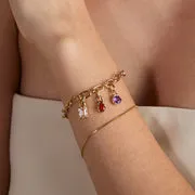Astrid & Miyu Amethyst February charm clip améthyste