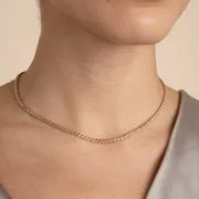 Astrid & Miyu Gleam Tennis collier chaîne doré