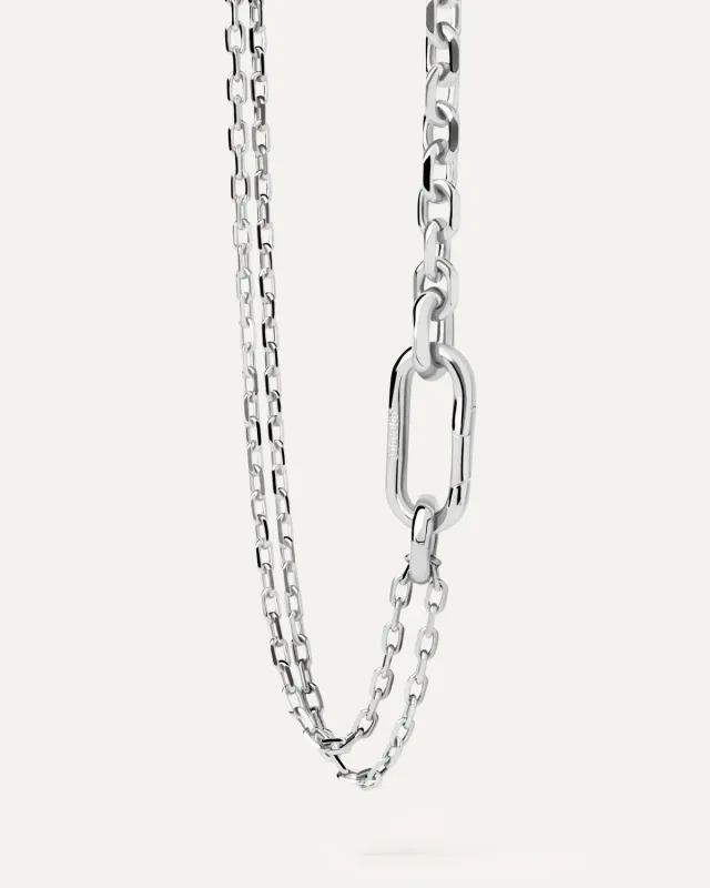 PDPAOLA Vesta collier chaîne argent 48 cm