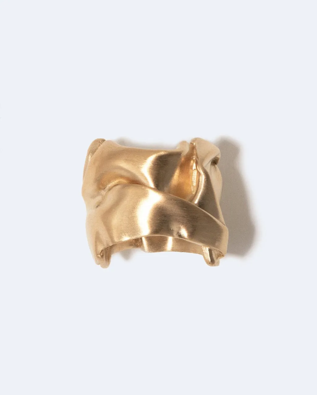 Completedworks Suburbs Crunched bague vermeil doré