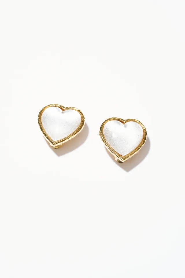 Philippe Ferrandis Break My Heart boucles clips cœurs 3 cm