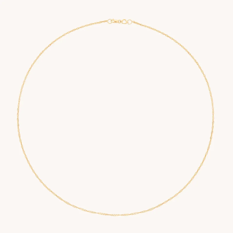 Astrid & Miyu Bold Astrid Story collier chaîne or massif